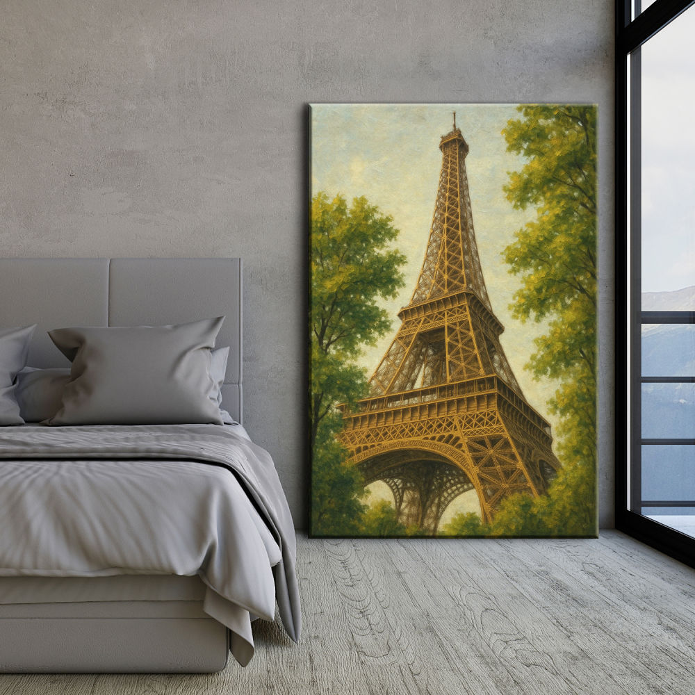 Cuadro torre Eiffel vertical