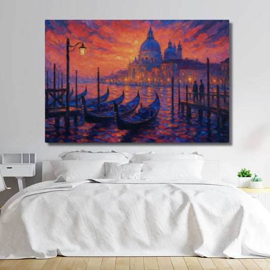 Cuadro de Atardecer en Venecia