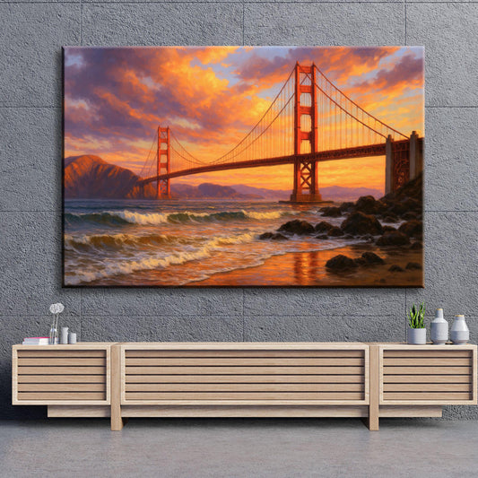 Puente San Francisco al atardecer