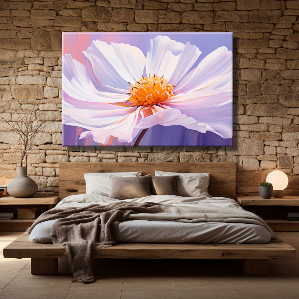 Cuadro Flor de Amanecer en malva