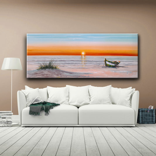 Cuadro de escena Marina al Atardecer