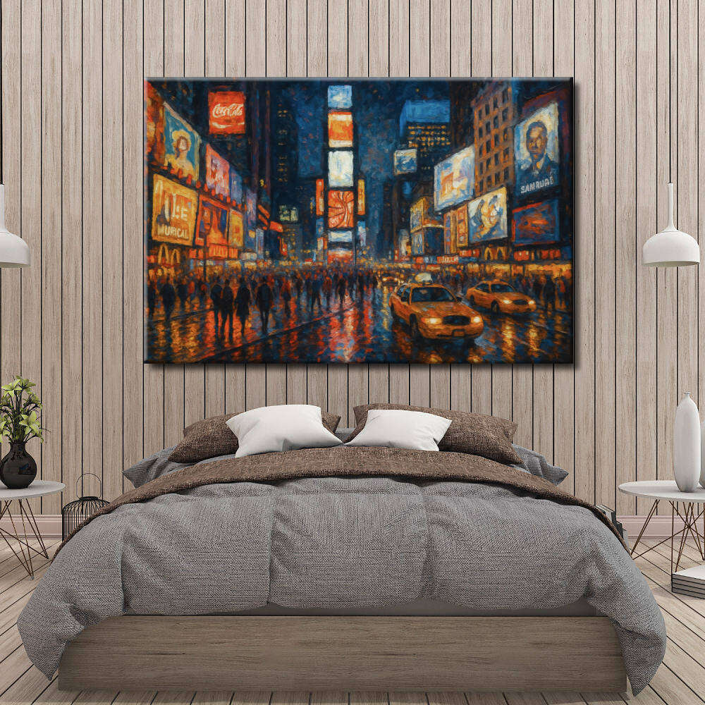 Cuadro Time Square noche en New York