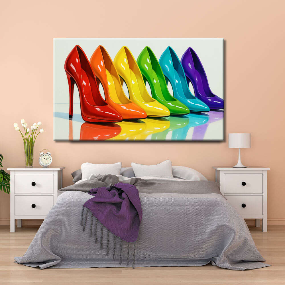 Cuadro pop art Zapatos de tacón