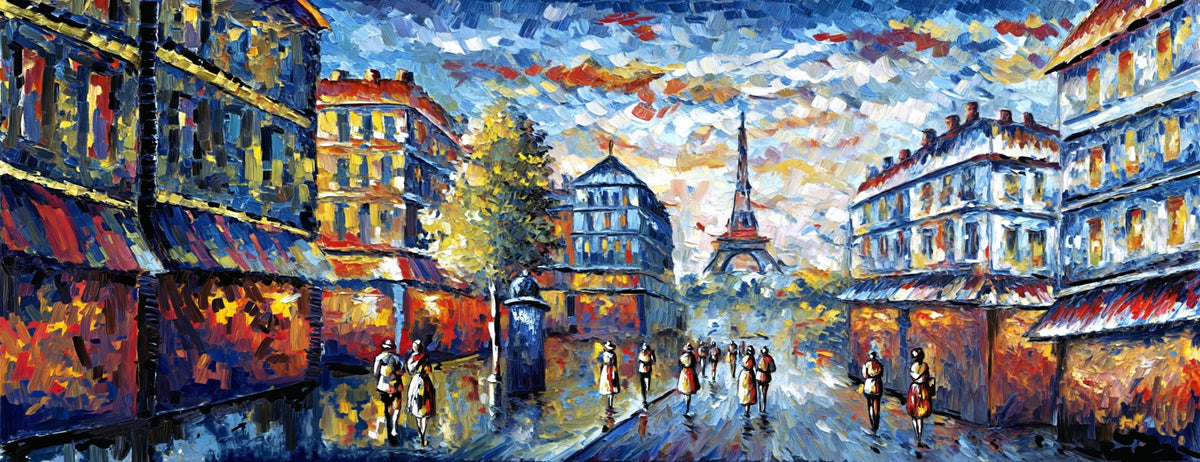 Cuadro de Escena Parisina - la obra