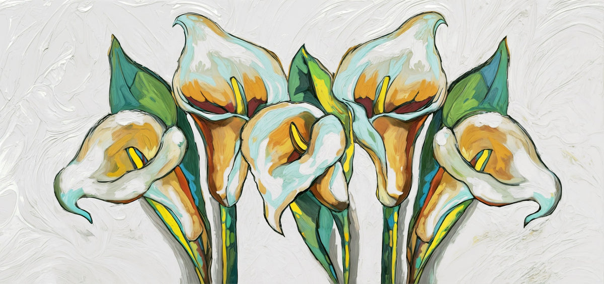 Cuadro Ramo de Flores Blancas - la obra