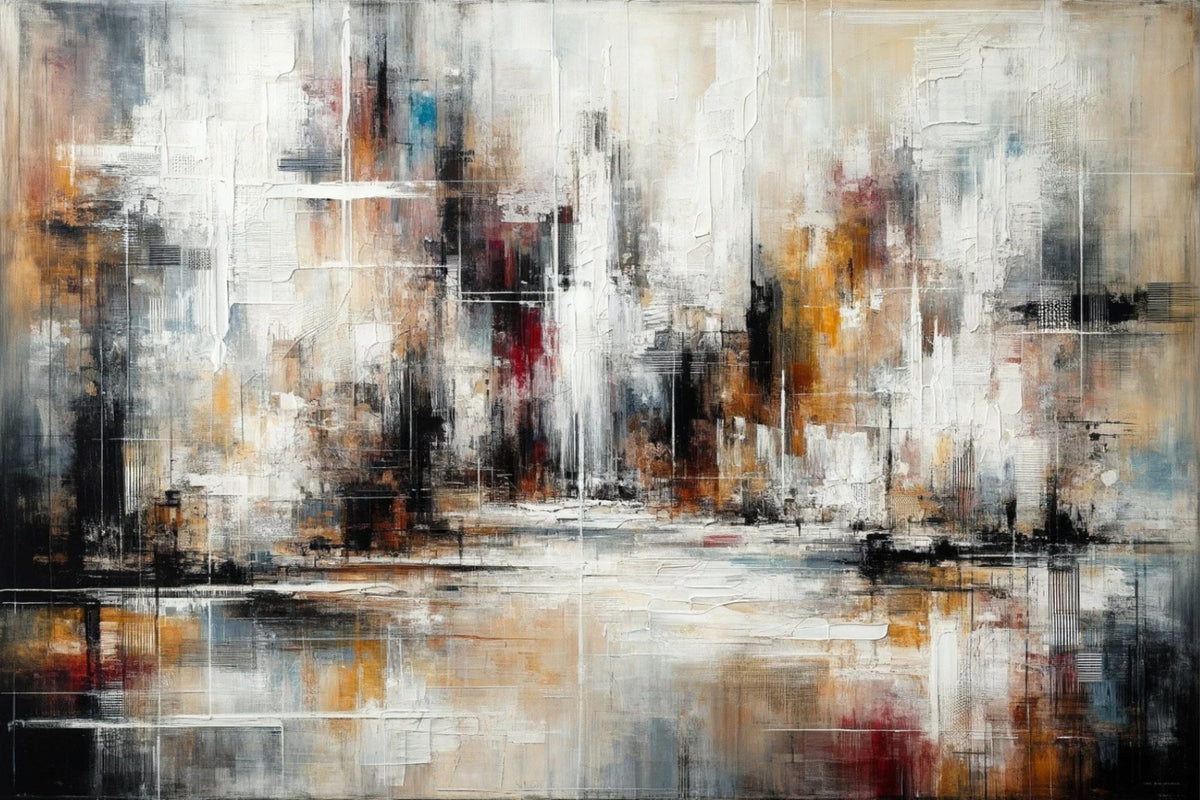 Cuadro abstracto Vanguardia Urbano - la obra