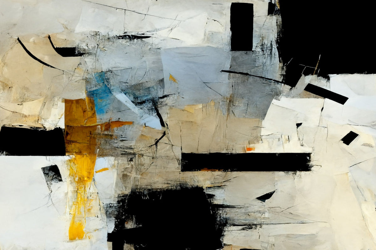 Cuadro Abstracto Deconstrucción - la obra