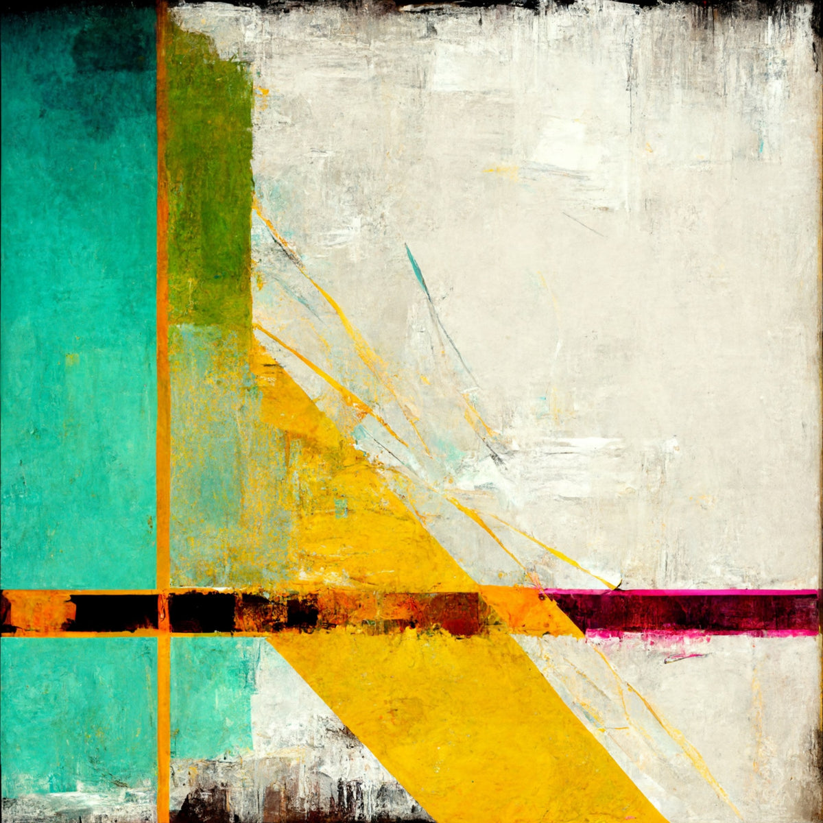 Cuadro Equilibrio Colorido Abstracto - la obra