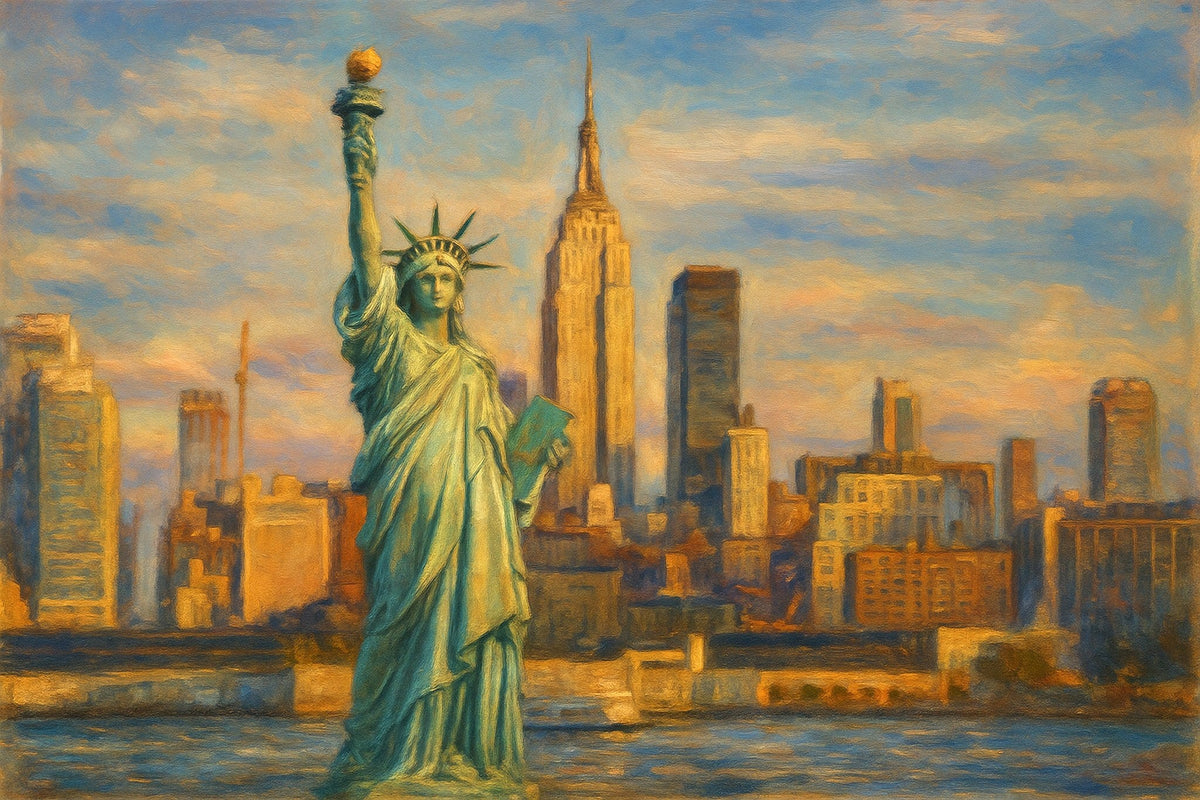 Cuadro Nueva York Estatua de la Libertad - la obra