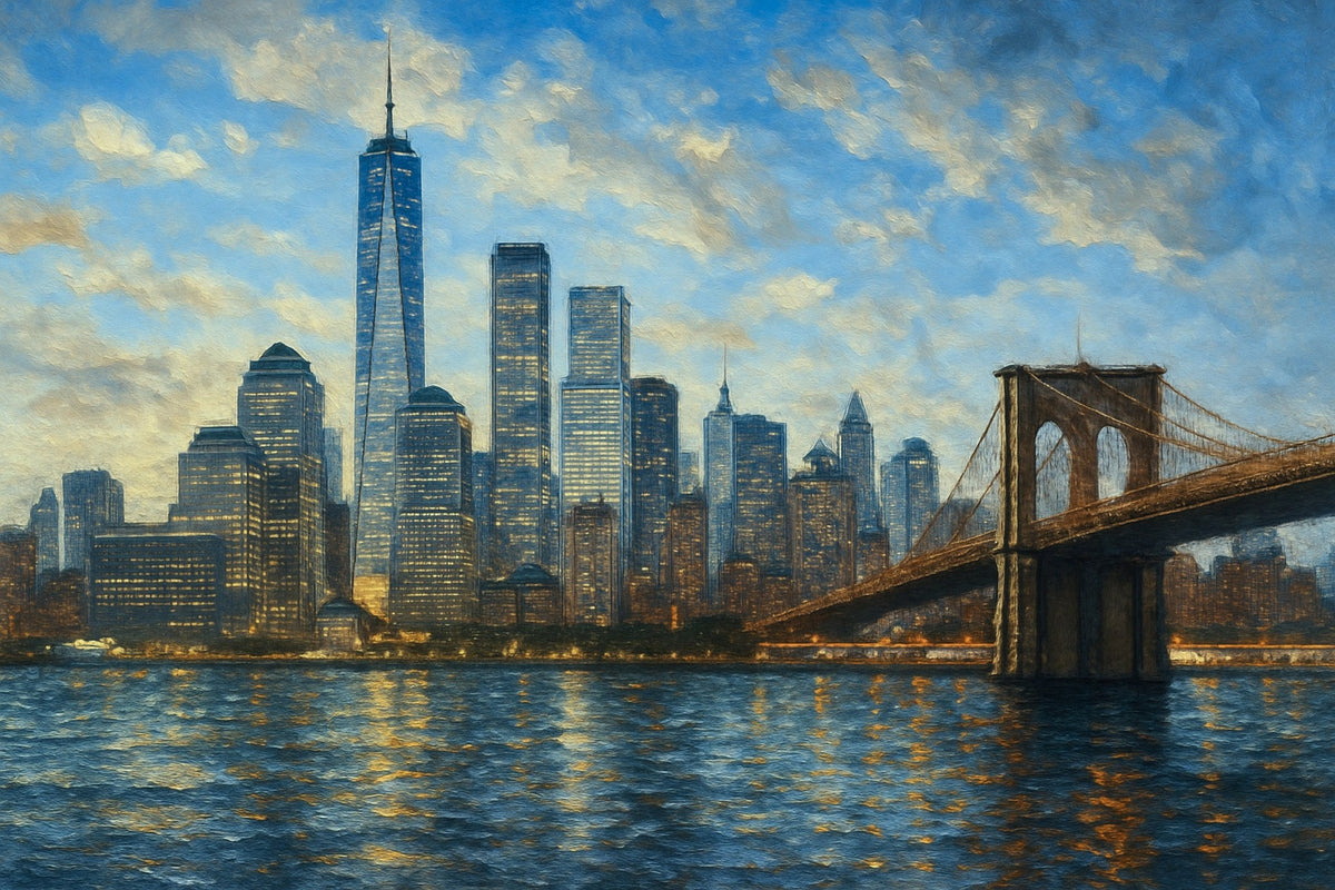 Cuadro Skyline de Nueva York - la obra
