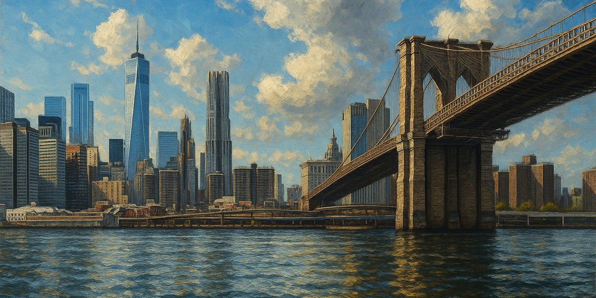 Cuadro Panorámica de Nueva York - la obra