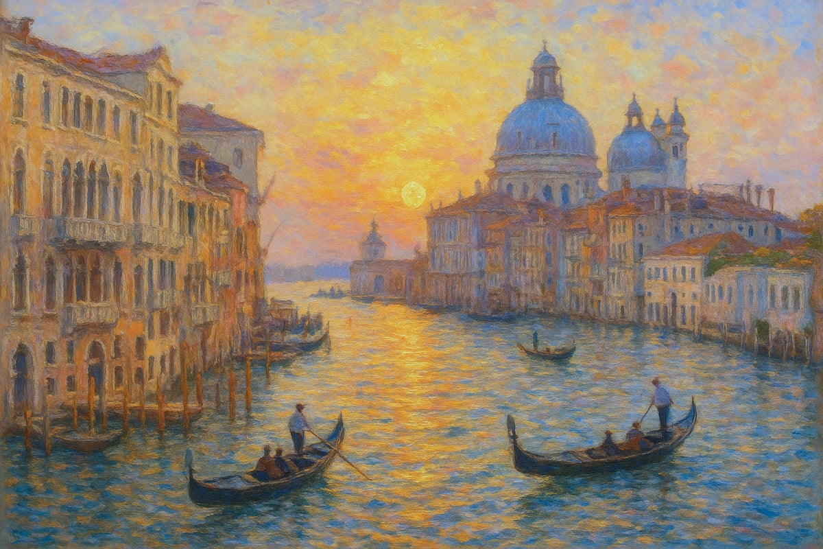 Cuadro de Venecia Gran Canal - la obra