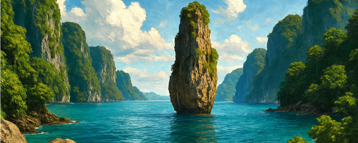 Cuadro Paisaje marino Phuket - la obra