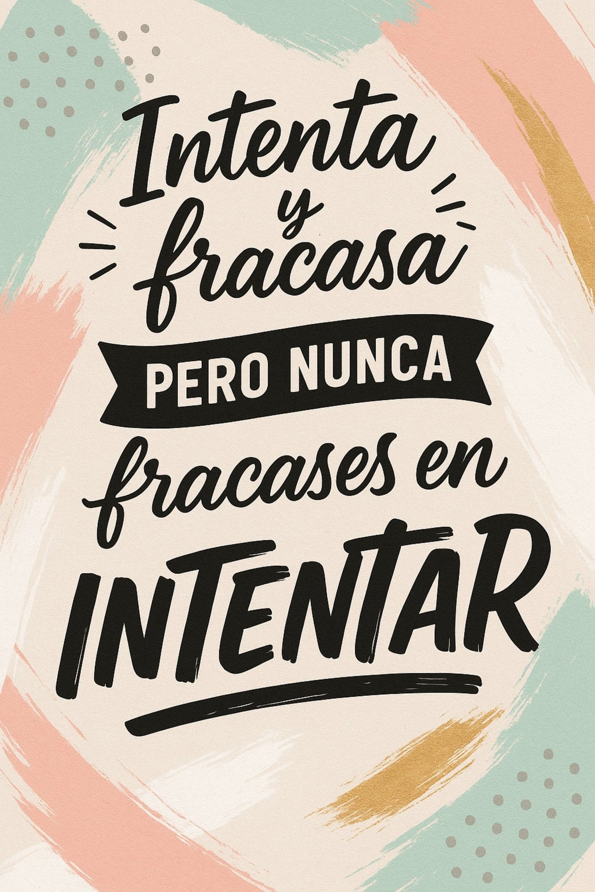 Cuadro frase palabras vintage - la obra