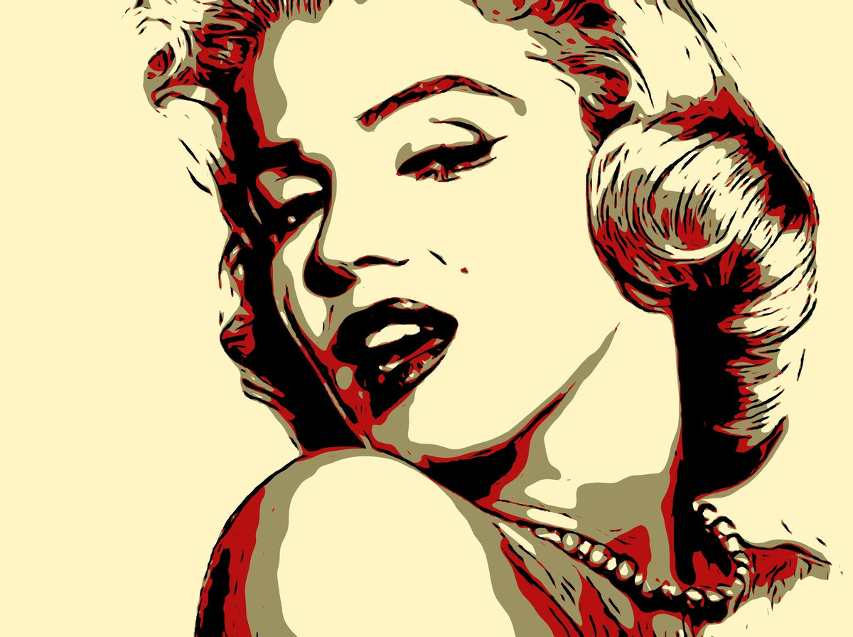 Cuadro moderno Marilyn pop art - la obra