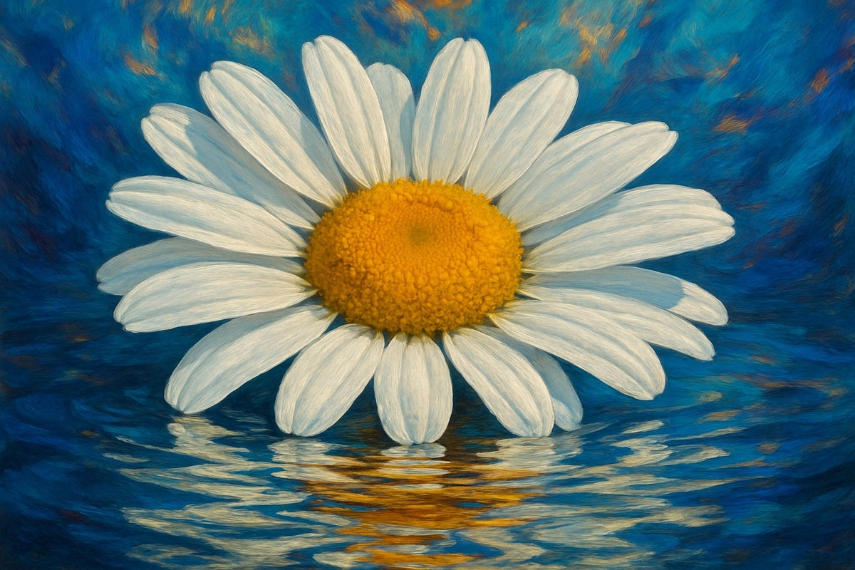 Cuadro surreal de flor Splash - la obra