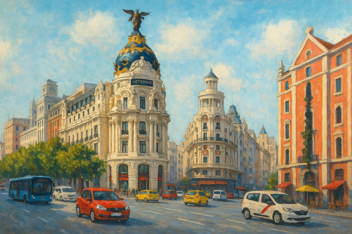 Cuadro Paisaje Urbano Metrópolis - la obra