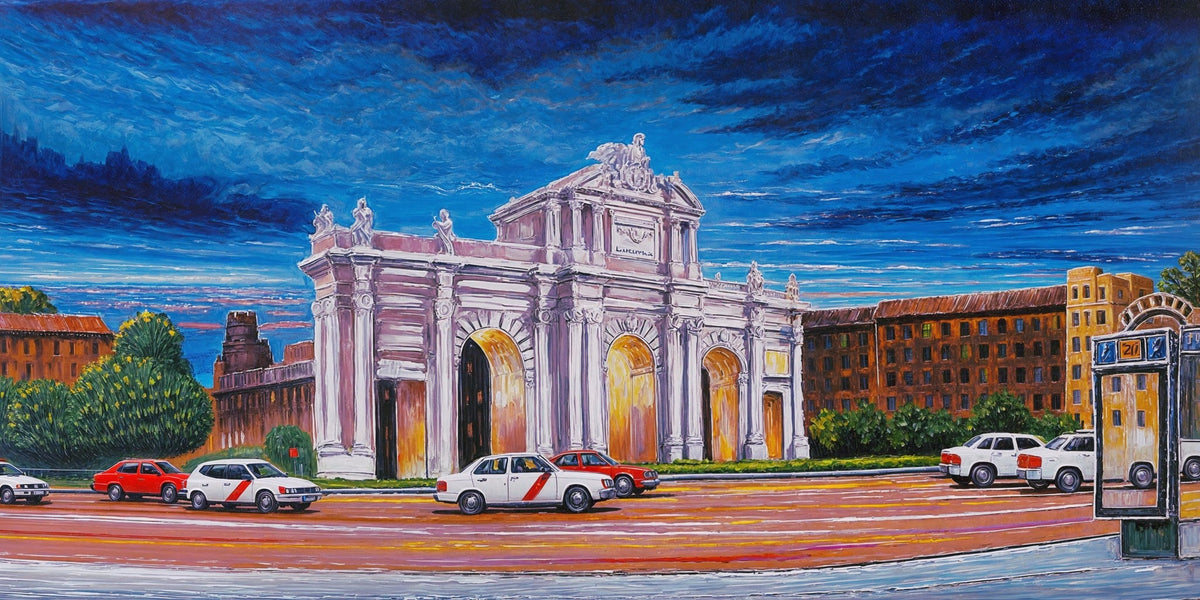 Cuadro Crepúsculo en Puerta de Alcalá - la obra