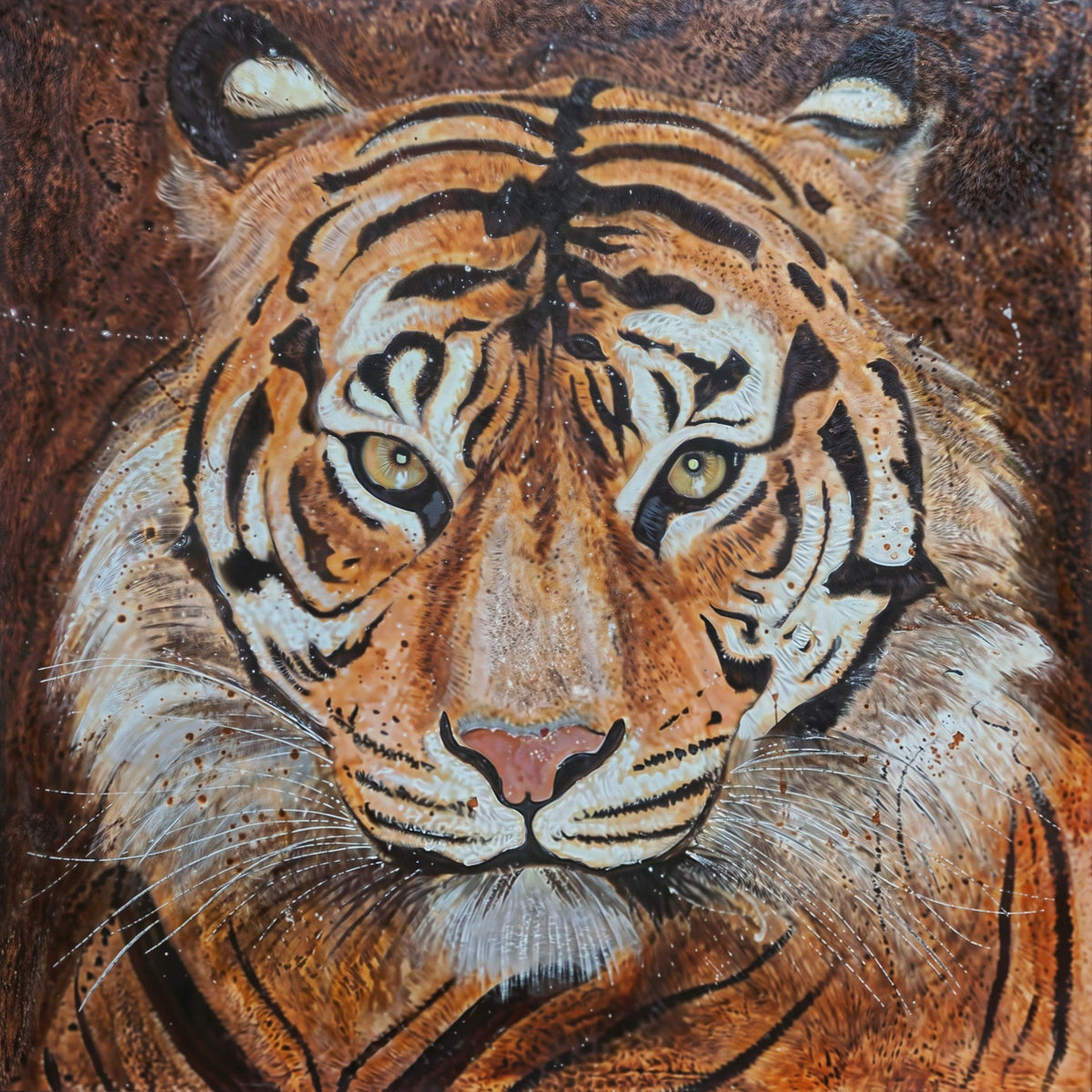 Cuadro étnico de Tigre - la obra