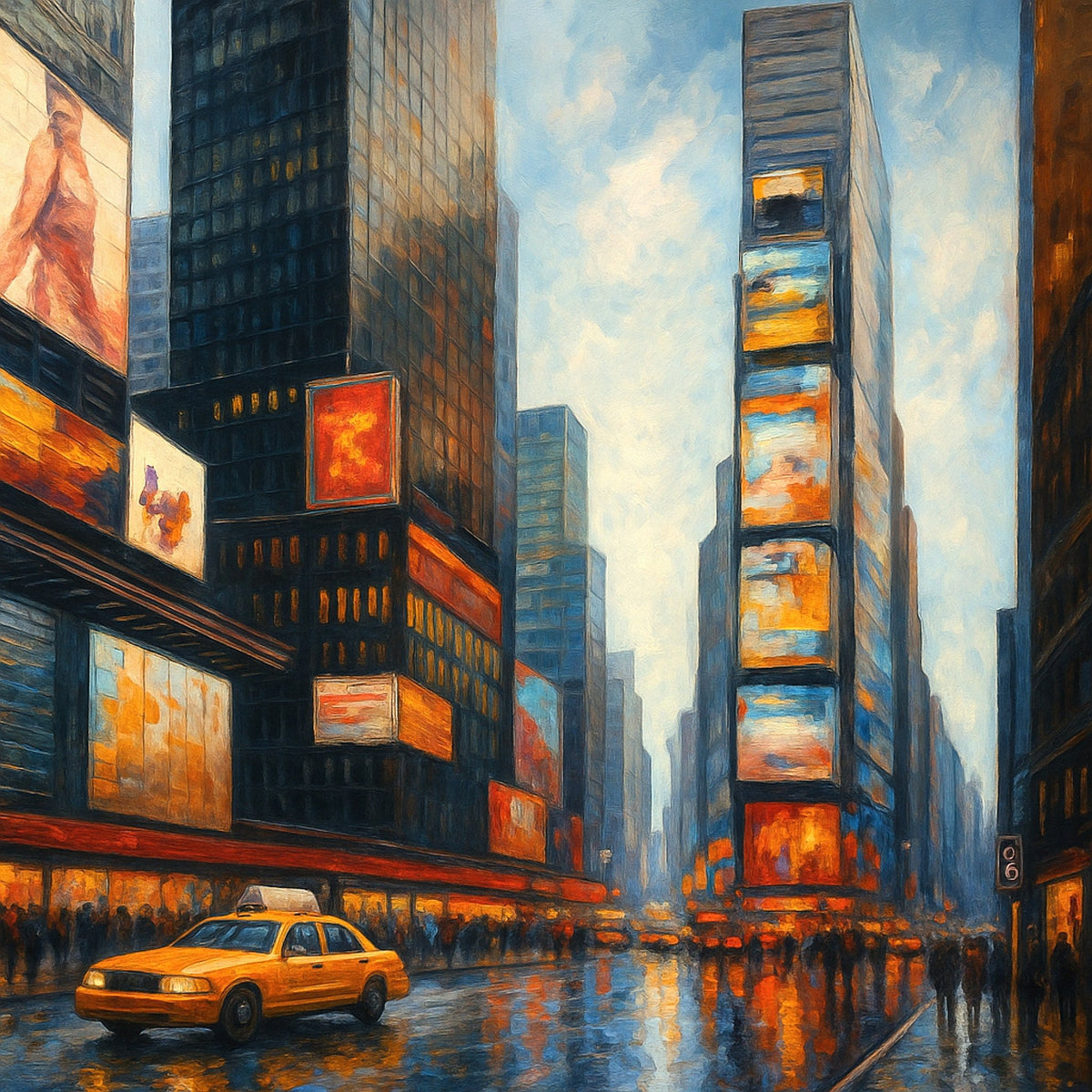 Cuadro Nueva York Time Square - la obra
