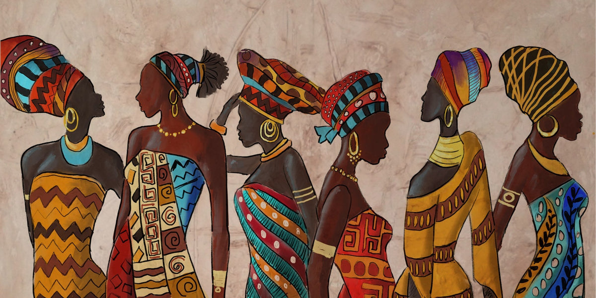 Cuadro Mujeres étnicas africanas - la obra