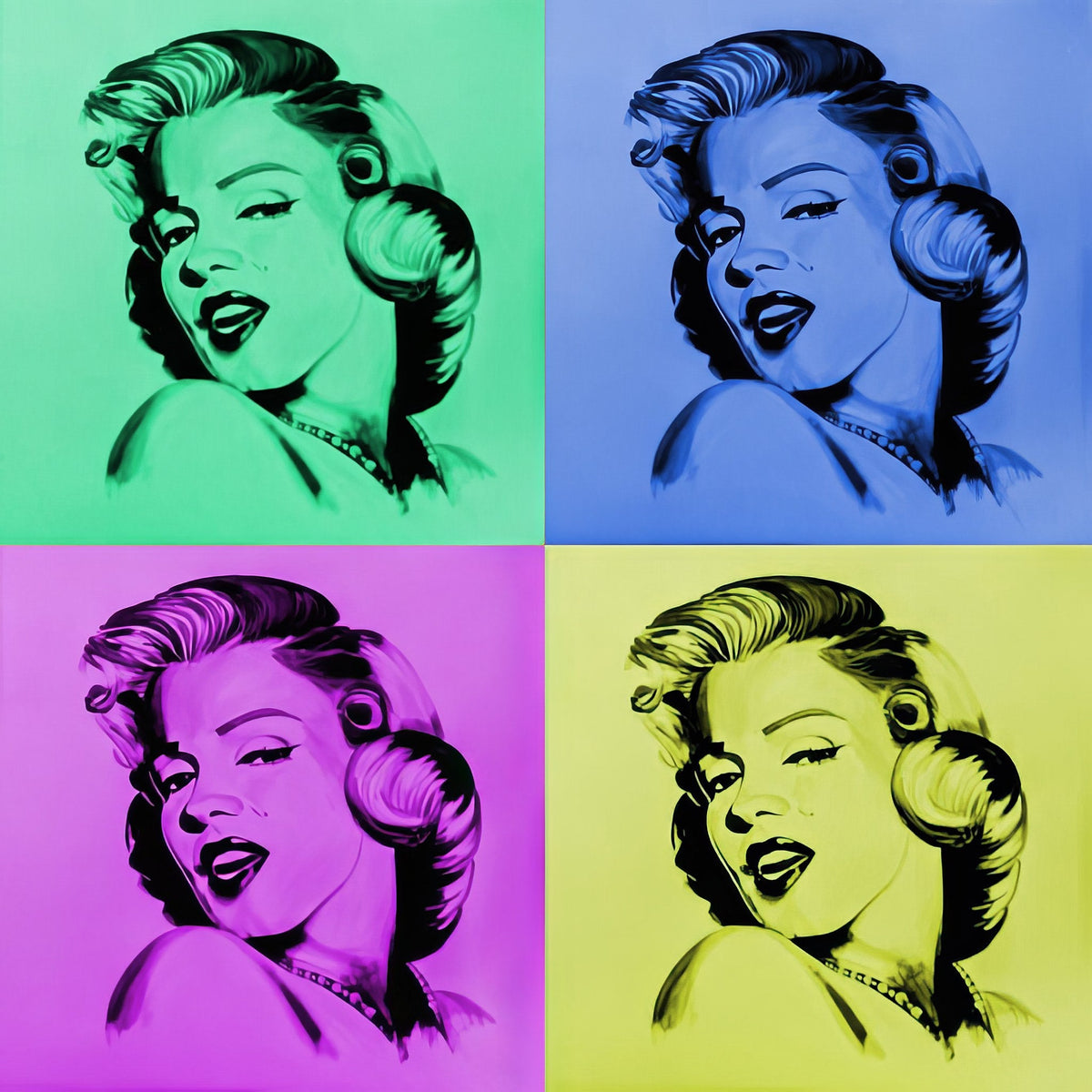 Cuadro Marylin estilo pop-art - la obra