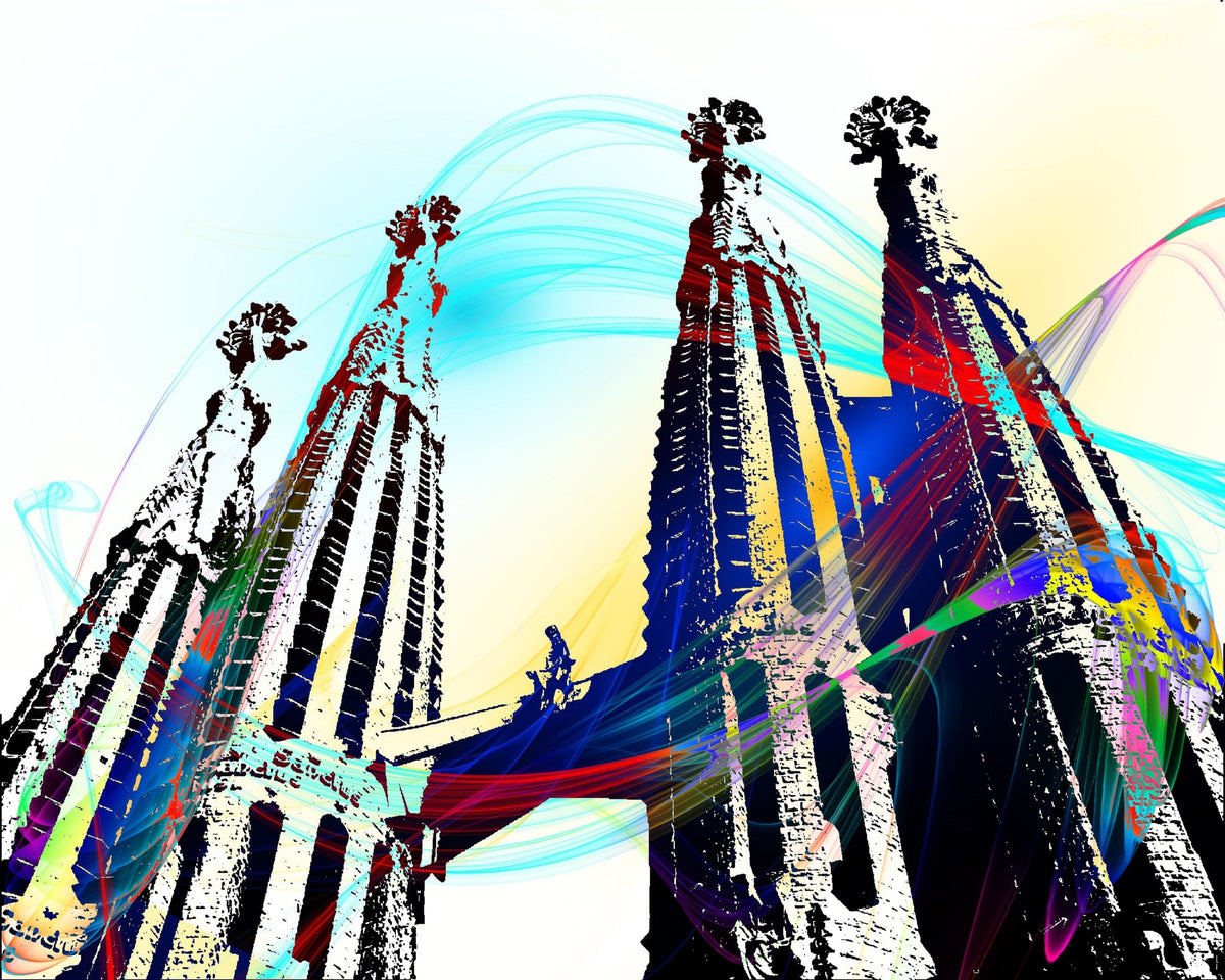 Cuadro Sagrada Familia Barcelona Fantástica - la obra