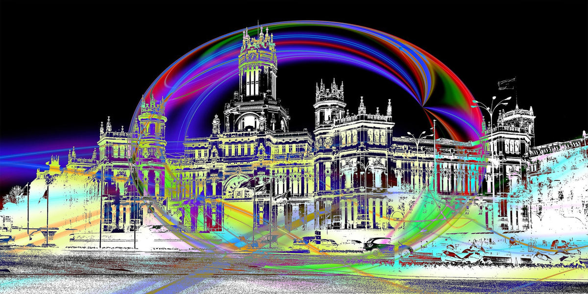 Cuadro del Ayuntamiento Cibeles Madrid - la obra