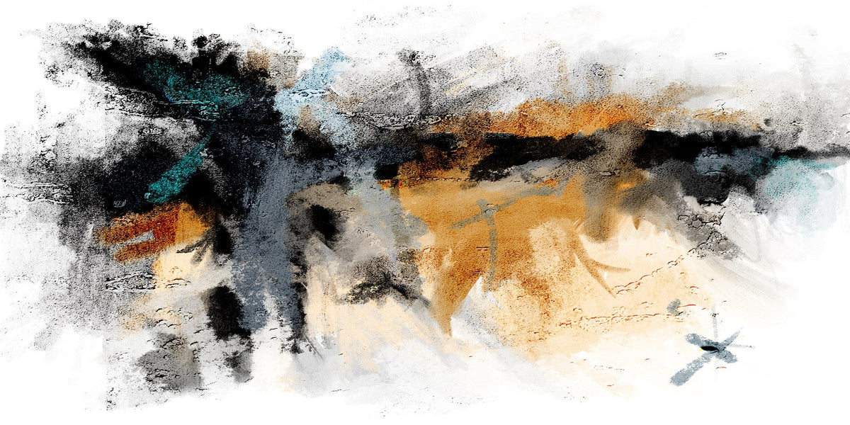 Cuadro abstracto vanguardia y grafismo - la obra