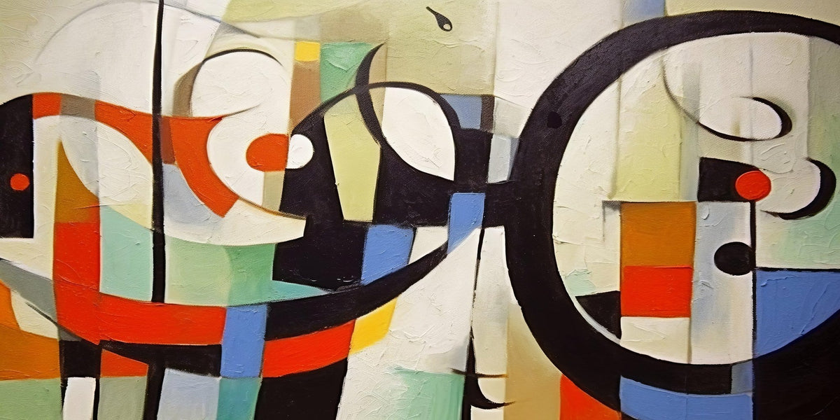 Armonía Geométrica - Inspiración Cubista - la obra