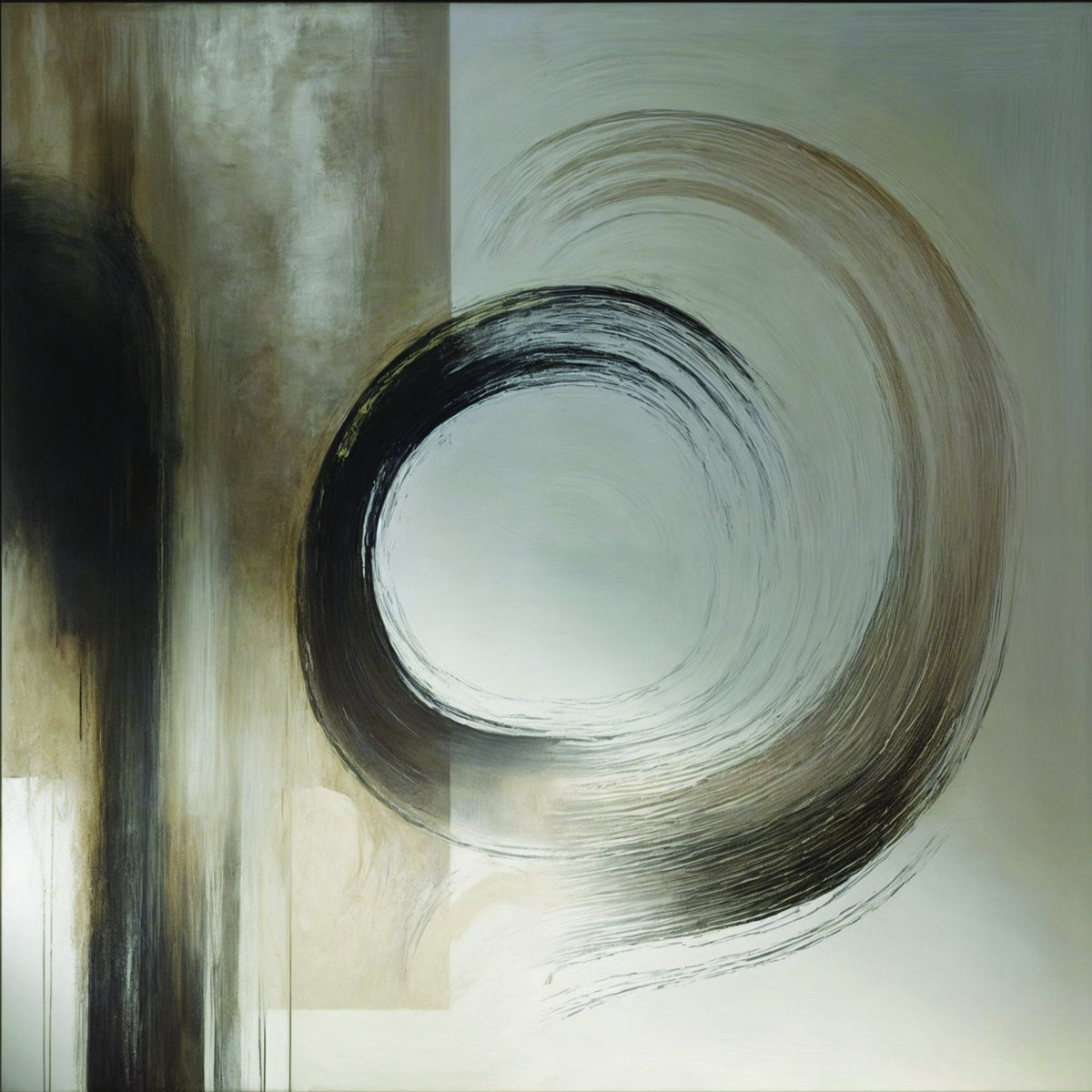 Cuadro Minimalista de Esencia Abstracta Zen - la obra