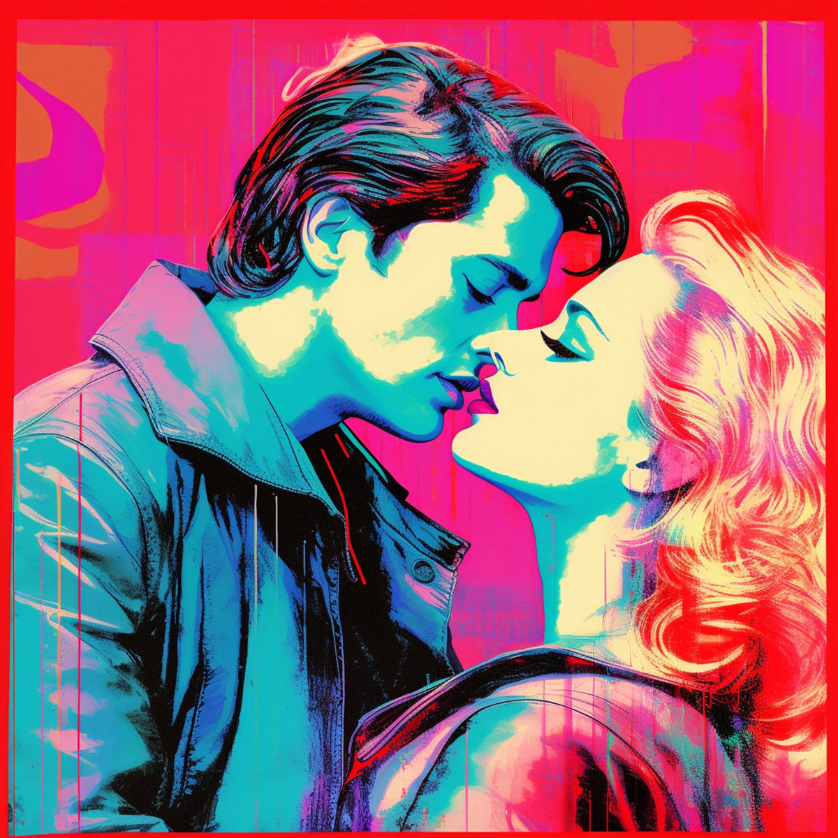 Cuadro pop art True Romance colorido - la obra