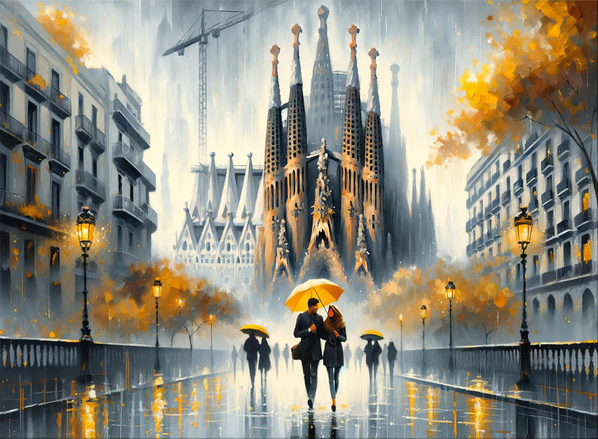 Paseo Romántico: Otoño en la Sagrada Familia - la obra