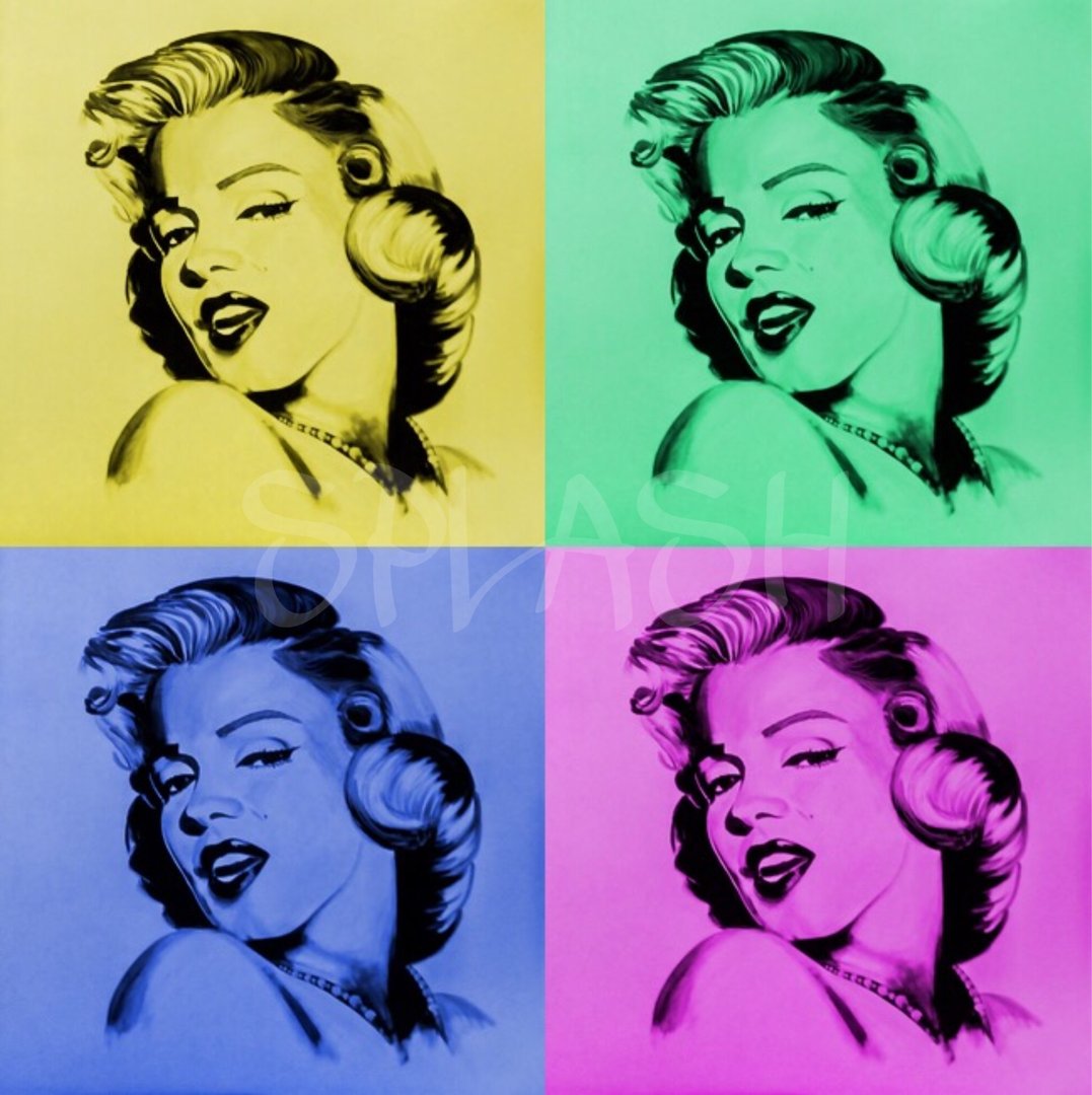 Cuadro Marylin estilo pop-art